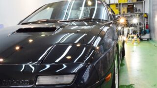 マツダRX-7｜全塗装後のボディにセラミックコーティング】札幌市北区