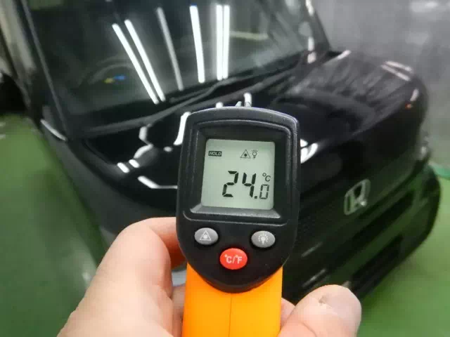 なぜ冬に温度管理が必要なのか-札幌市東区 N-BOX EXE-ZERO7 下地処理