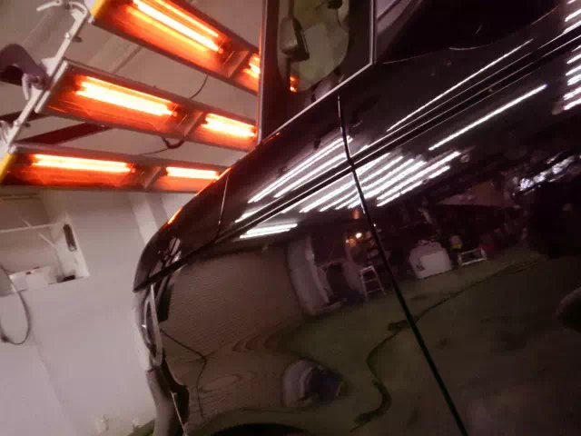 カーボンヒーターによる焼付処理-札幌　コーティングの効果で大切なこと 