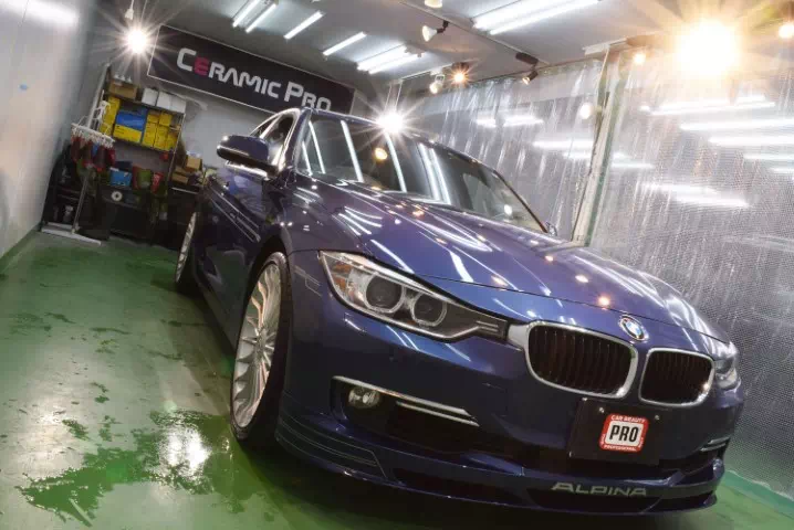 千歳市 ガラスコーティング 施工事例　アルピナ