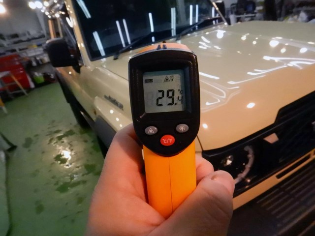 【札幌市豊平区より】トヨタ・ランドクルーザー70(復刻版)|新車直納 セラミックプロ9H(2レイヤー・疎水性)× ノックスドール防錆施工