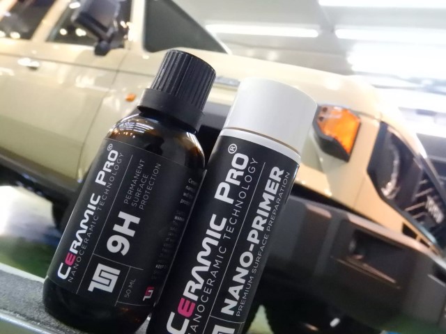 【札幌市豊平区より】トヨタ・ランドクルーザー70(復刻版)|新車直納 セラミックプロ9H(2レイヤー・疎水性)× ノックスドール防錆施工