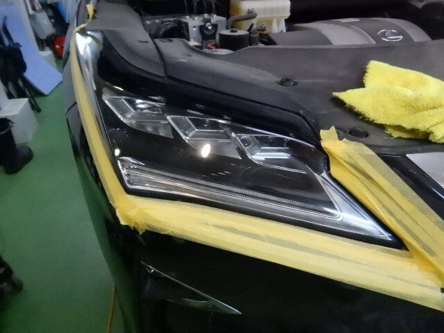 ヘッドライト 黄ばみ防止 透明プロテクションフィルム