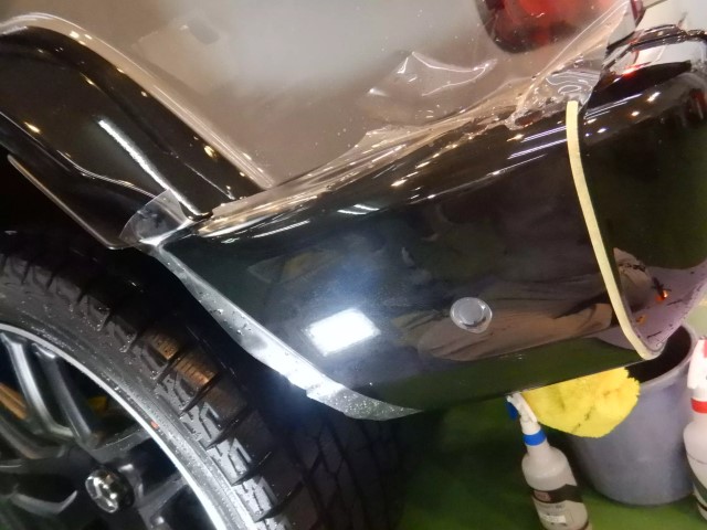 メルセデス・Gクラス リアフェンダーにプロテクションフィルムでストーンガードを作成