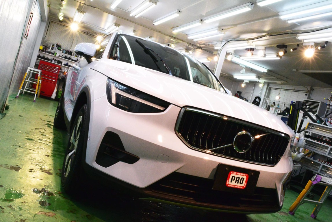 札幌市豊平区 ボルボXC40 コーティング施工後の塗装面