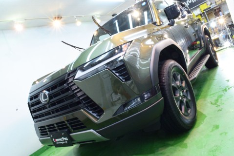 レクサス GX550｜テレーンカーキマイカメタリックセラミックプロイオン2レイヤー×温度管理施工【札幌】