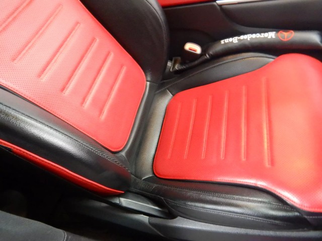 施工前のレザーシートの状態